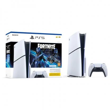 Sony Playstation 5 Slim Blu Ray Edition Fortnite Cobalt Star Bundle